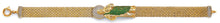 Load image into Gallery viewer, 14K Two Tone Gold Bismark CZ St. Jude ID Bracelet