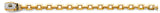 14K Yellow Gold CZ Lock Fancy Hollow Link Monaco Bracelet