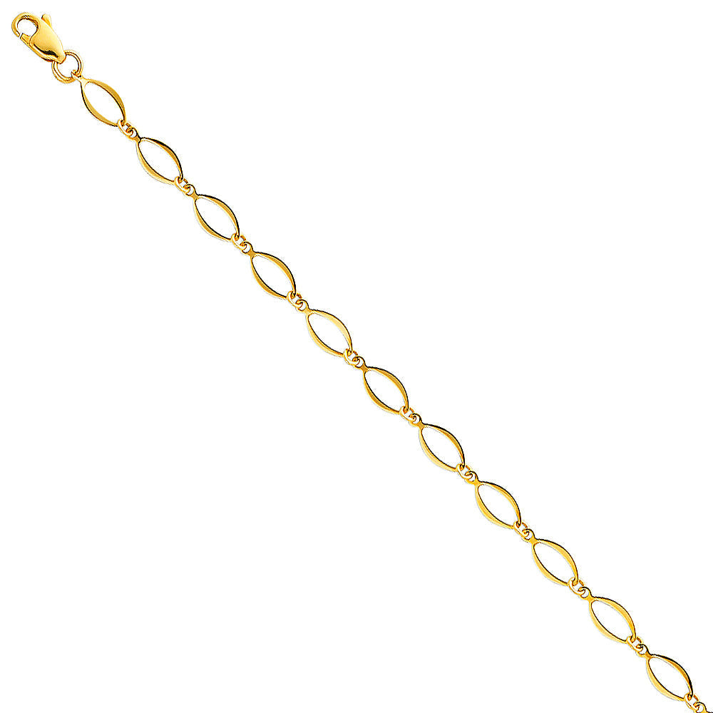 14K Yellow Gold Light Bracelet
