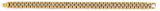 14K Yellow Gold Rolex Type CZ Fancy Bracelet