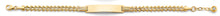 Load image into Gallery viewer, 14K Yellow Gold CZ Baby ID Bracelet