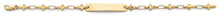 Load image into Gallery viewer, 14K Yellow Gold Baby ID Bracelet