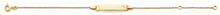 Load image into Gallery viewer, 14K Yellow Gold Baby ID Bracelet