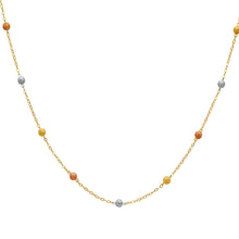 Load image into Gallery viewer, 14K Tri Color Gold Fancy Necklace