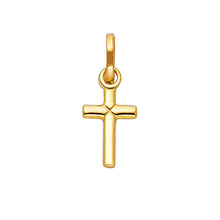 Load image into Gallery viewer, 14K Yellow Gold Latin Cross Solid Pendant