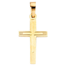 Load image into Gallery viewer, 14K Yellow Gold 11mm Cross Pendant