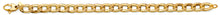 Load image into Gallery viewer, 14K Yellow Gold Hollow Dia Bar Curb Bracelet