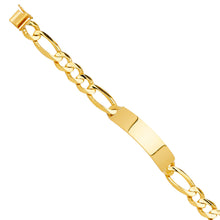 Load image into Gallery viewer, 14K Yellow Solid Link ID Bracelet