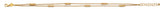 14K Yellow Gold 2 Line Ball Bracelet