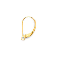 Load image into Gallery viewer, 14K Yellow LEVER BACK X-LIT (Pair)0.6grams