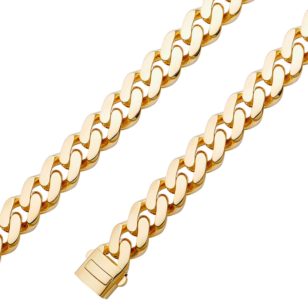 14K White Reversible Omega Necklace