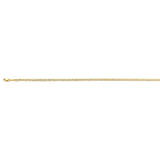 14K Yellow Gold Light 2.6mm Mariner Chain