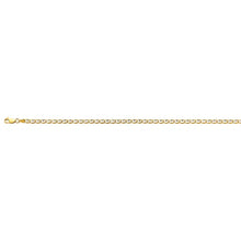 Load image into Gallery viewer, 14K Two Tone Gold Light 3.5mm Mariner Chain