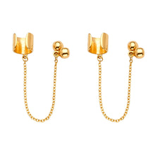 Load image into Gallery viewer, 14K Yellow Gold Hanging Earrings