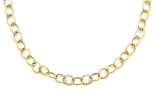 Load image into Gallery viewer, 14K Yellow Gold Hollow Oval Link Necklace