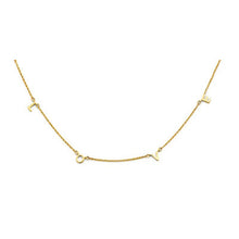 Load image into Gallery viewer, 14K Yellow Gold L-O-V-E Necklace
