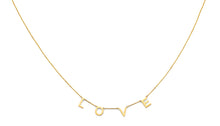 Load image into Gallery viewer, 14K Yellow Gold L-O-V-E Necklace