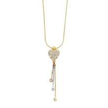 Load image into Gallery viewer, 14K Yellow CZ Necklace