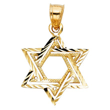 Load image into Gallery viewer, 14K Yellow STAR OF DAVID PENDANT