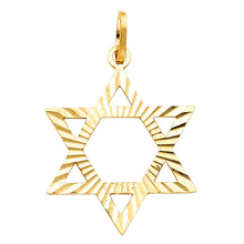 Load image into Gallery viewer, 14K Yellow STAR OF DAVID PENDANT