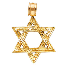 Load image into Gallery viewer, 14K Yellow STAR OF DAVID PENDANT