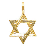 14K Yellow STAR OF DAVID PENDANT
