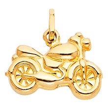 Load image into Gallery viewer, 14K Yellow Gold 20mm Bike Pendant