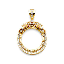 Load image into Gallery viewer, 14K Yellow CZ SCORPION CZ Frame 29.6grams