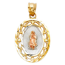 Load image into Gallery viewer, 14K Tricolor RELIGIOUS PENDANT