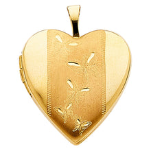 Load image into Gallery viewer, 14K Yellow HEART LOCKET Pendant 3.1grams