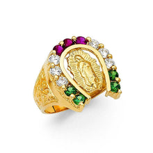Load image into Gallery viewer, 14K Yellow Gold CZ Men&#39;s Rings - silverdepot