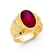 Load image into Gallery viewer, 14K Yellow Gold CZ Men&#39;s Ring - silverdepot