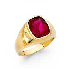 Load image into Gallery viewer, 14K Yellow Gold CZ Men&#39;s Ring - silverdepot