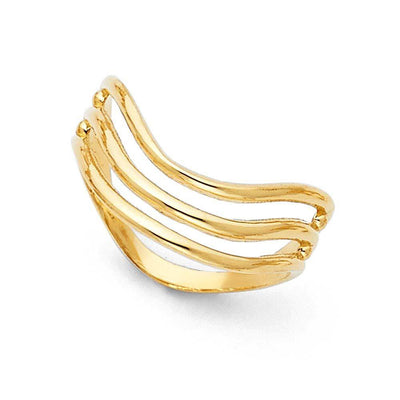 14K Yellow Gold 6mm Semanario Ring - silverdepot