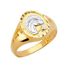 Load image into Gallery viewer, 14K Tri Color CZ Men&#39;s Rings - silverdepot