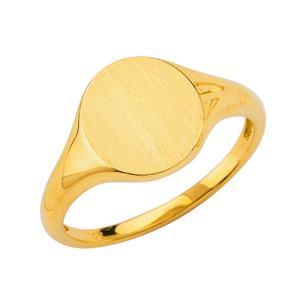 14K Yellow Ladies Signet Ring 2.6grams