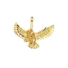 Load image into Gallery viewer, 14K Yellow Gold 20mm Owl Pendant